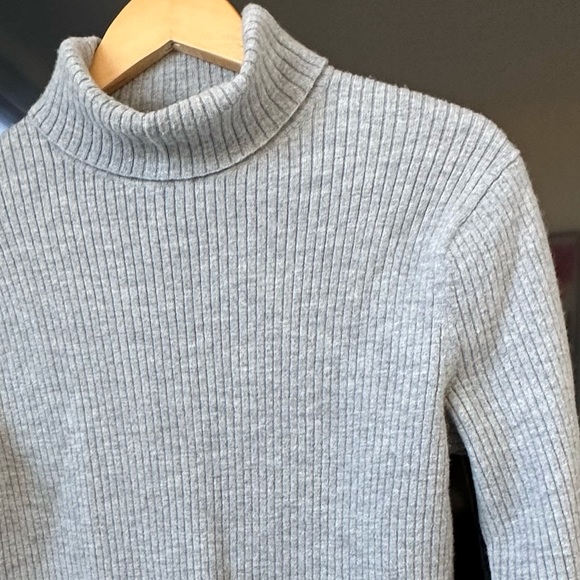 Gray Merino Wool J Crew Turtleneck Sweater - Picture 3 of 4
